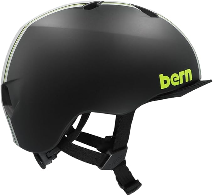 Bern Nino Bike Helmet for Kids, Ages 3-12, Flip Visor, Adjustable fit, Lightweight, CPSC Safety Certified-CubbioJoy