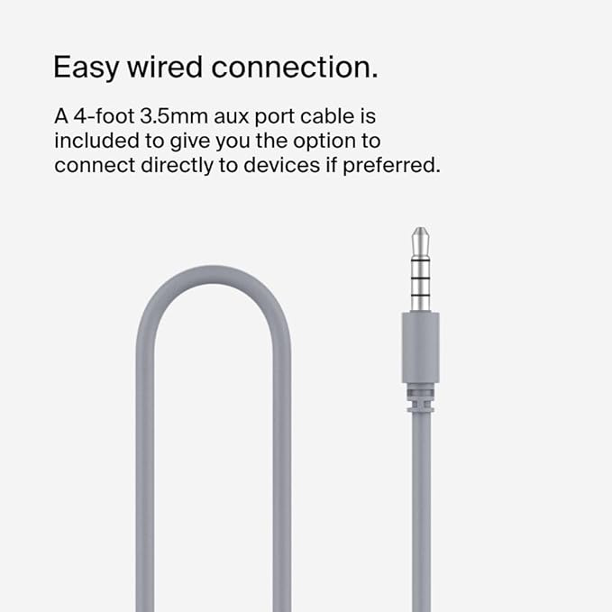 Belkin SoundForm Mini - Wireless Bluetooth Kids Headphones, 30H Battery, 85dB Safe Volume Limit, Built-in Microphone - Toddler On-Ear Earphones for iPhone, iPad - Ideal for School - Blue w/ Case-CubbioJoy