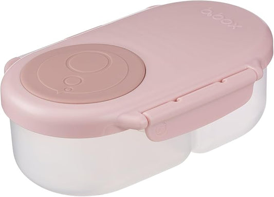 b.box Snack Containers for Kids, Toddler Snack Box Container, Reusable Small Bento Box for Lunch, School & Travel, Leak Proof, BPA free, Dishwasher Safe, Ages 4 months+ (Blush Crush, 12oz capacity)-CubbioJoy