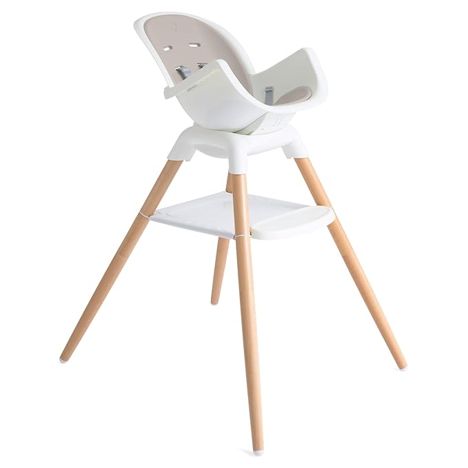 Joie Chai Multi-Mode Highchair - European Beech Wood, Convertible, 9+ Modes, Birth up to 60 lb. (Walnut)-CubbioJoy
