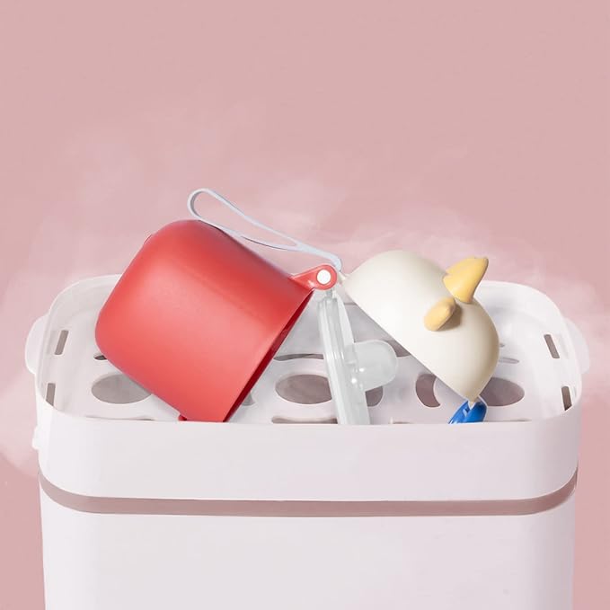 Bebamour Baby Formula Dispenser On The Go, Formula Container to Go, Formula Holder for Travel, Candy Fruit Snack Storage Container with Scoop and Leveller (Purple Cow)-CubbioJoy