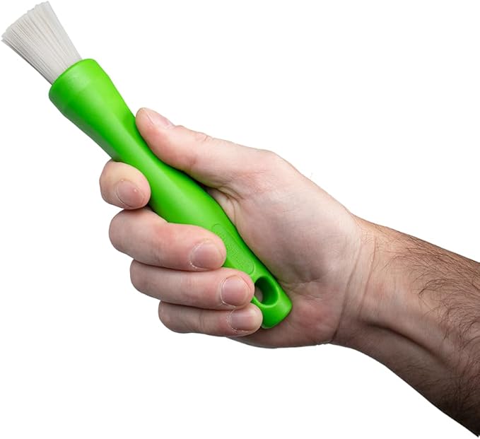 BrushAll® Wire Hand Brush with Ergonomic Handle and Tightly Packed Bristles for Kitchen, Garage, Indoor, Outdoor (Nylon) Patent Pending-CubbioJoy