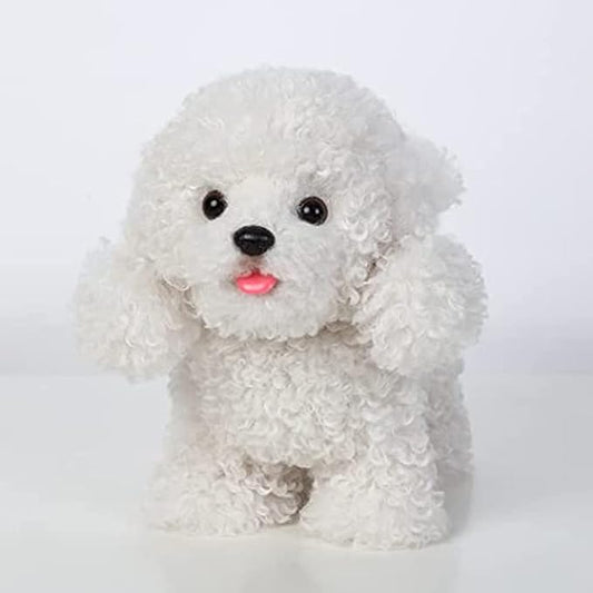 CU-MATE Walking Poodle Dog,Electronic Stuffed Toy Dog, Interactive Puppy Pet Dog, Walking, Barking,Wagging Tail & Talking,Gifts for Boys Girls-CubbioJoy