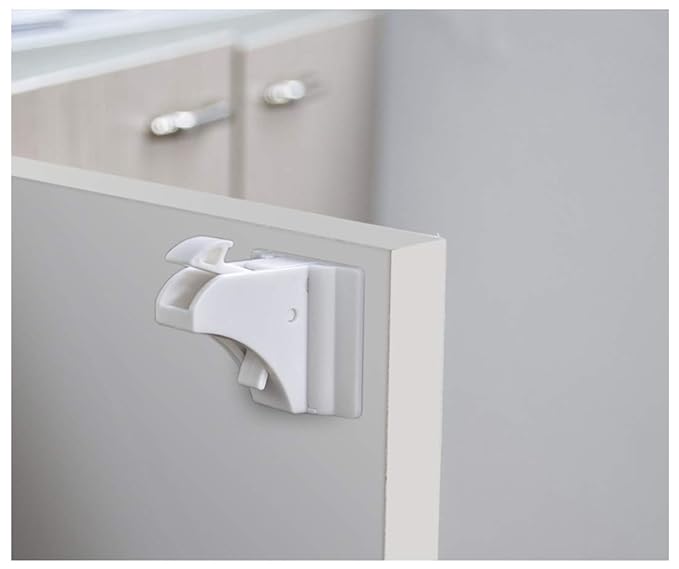 Child Safety Magnetic Cabinet Locks(20 Locks + 3 Keys), Baby Proof, No Tools Or Screws Needed - Norjews-CubbioJoy