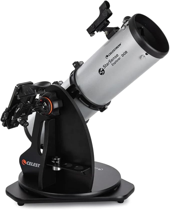 Celestron StarSense Explorer 130AZ App-Enabled Telescope – 130mm Tabletop Dobsonian with Smartphone Dock & StarSense App – iPhone & Android Compatible – Easy-to-Use for Beginners-CubbioJoy