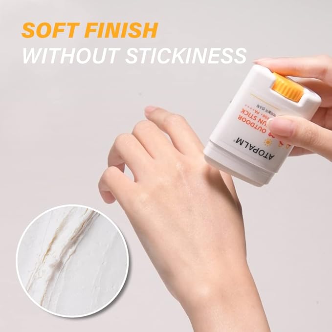 ATOPALM Outdoor Sun Stick SPF50+ PA++++ 21g | Non-Greasy Matte Mineral Sunscreen | Soothing Skin Care | Facial Moisturizer with SPF | Korean Sun Protection-CubbioJoy