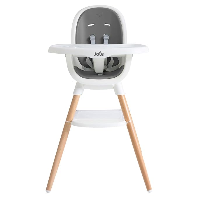 Joie Chai Multi-Mode Highchair - European Beech Wood, Convertible, 9+ Modes, Birth up to 60 lb. (Shadow)-CubbioJoy