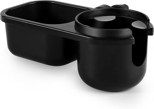 Accmor Stroller Cup Holder with Tray, Universal Cup Holder, Bike Bottle Holder, 360° Rotatable Large Caliber Drinks Holder for Stroller, Bike, Wheelchair, Walker-CubbioJoy