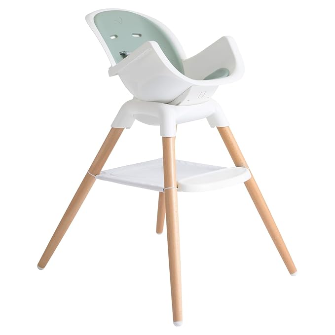 Joie Chai Multi-Mode Highchair - European Beech Wood, Convertible, 9+ Modes, Birth up to 60 lb. (Mist)-CubbioJoy