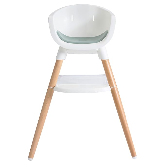 Joie Chai Multi-Mode Highchair - European Beech Wood, Convertible, 9+ Modes, Birth up to 60 lb. (Mist)-CubbioJoy