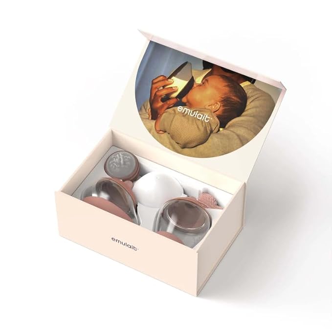 Baby Bottle Starter Kit Includes 2 Bottles 2 Nipples 2 Caps 2 Lids 2 Responsive Flow Valves, Cleaning Brush - Medium - Shape 3-RFV-CubbioJoy