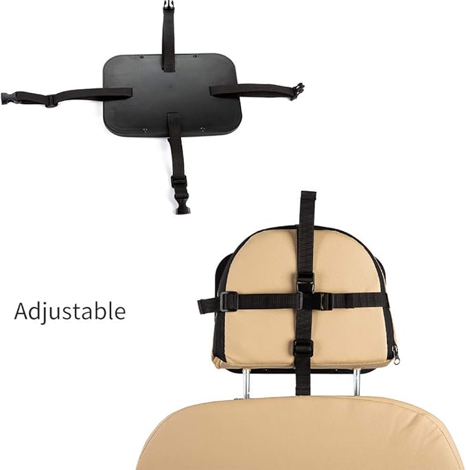 Baby Car Mirror Most Stable Backseat Mirror with Premium Matte Finish,Ultra High Definition PMMA Material, Secure and Shatterproof,Black-CubbioJoy