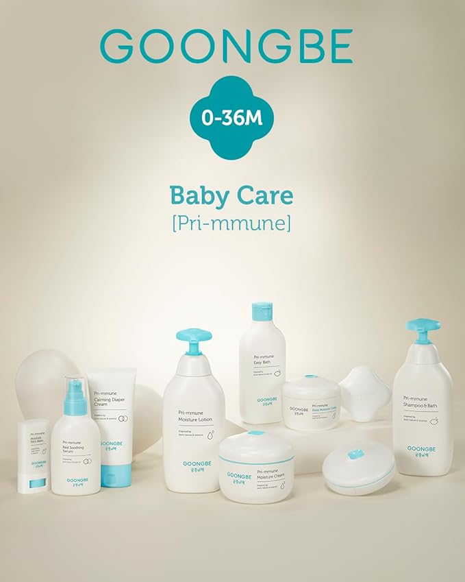 Baby Skincare Duo Set - Korean Baby Skincare & Bath Time Essentials - Shampoo & Bath, Moisutre Lotion - Travel Sized Hydrating & Nourishing Baby Wash and Moisturizer, 2 Items-CubbioJoy