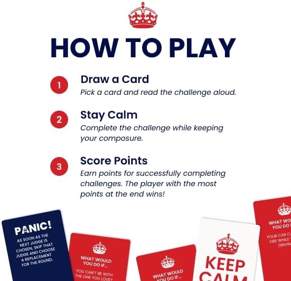Keep Calm - Hilarious Party Game for Friends and Family - Ideal for Game Night - Ages 17+, 3-8 Players-CubbioJoy