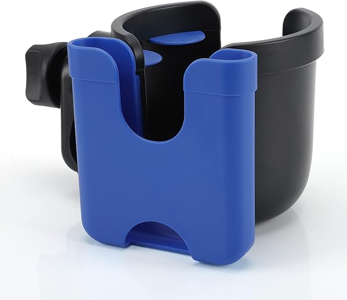 Accmor Stroller Cup Holder with Phone Holder, Bike Cup Holder, Universal Cup Holder for Uppababy Nuna Doona Strollers, 2-in-1 Cup Phone Holder for Stroller, Bike, Wheelchair, Walker, Scooter-CubbioJoy
