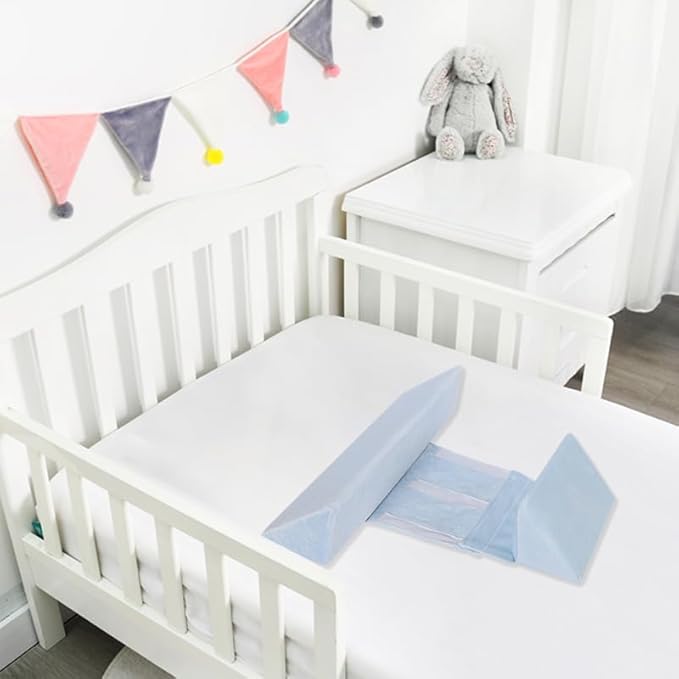 Baby Side Sleeper Weddge Adjustable Soft and Breathable Pillow,Gray-1PC-CubbioJoy