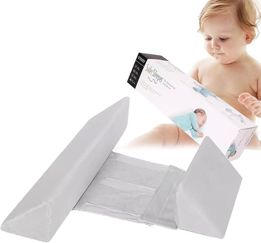 Baby Side Sleeper Weddge Breathable Pillow, Removable and Washable Breathable,Original Down Alternative Pillow for Sleeping - Bedding for Back, Stomach or Side Sleepers-CubbioJoy
