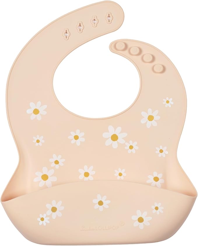 Loulou Lollipop Soft, Waterproof Silicone Feeding Bib for Babies and Toddlers-CubbioJoy