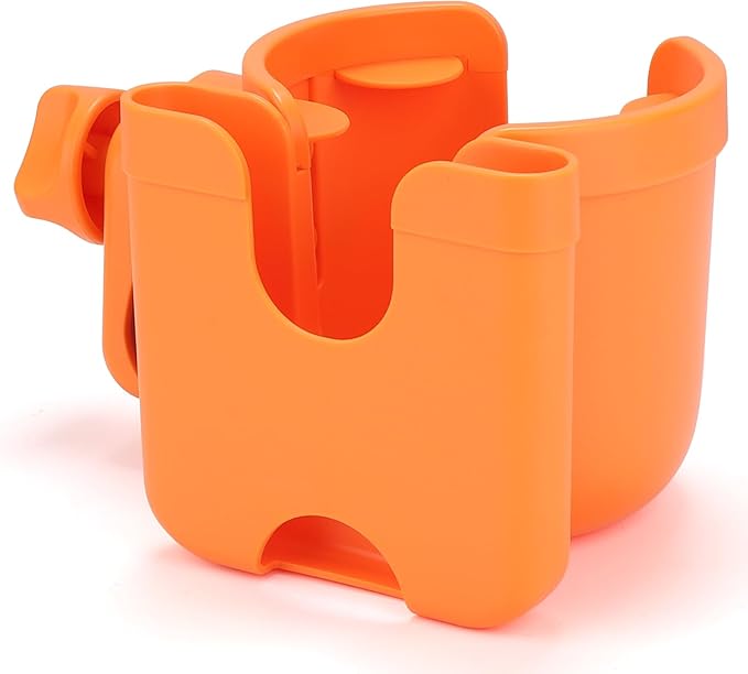 Accmor Stroller Cup Holder with Phone Holder, Bike Cup Holder, Universal Cup Holder for Uppababy Nuna Doona Strollers, 2-in-1 Cup Phone Holder for Stroller, Bike, Wheelchair, Walker, Scooter-CubbioJoy