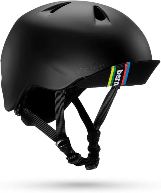 Bern Nino Bike Helmet for Kids, Ages 3-12, Flip Visor, Adjustable fit, Lightweight, CPSC Safety Certified-CubbioJoy