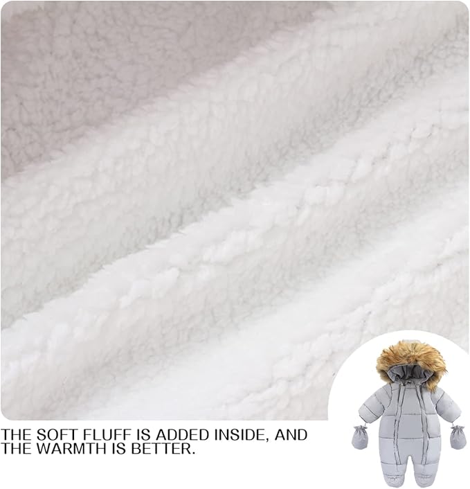 Baby Girl Winter Snowsuit Toddler Jacket Clothes For Boy Infant Jumpsuit Hoodied-CubbioJoy