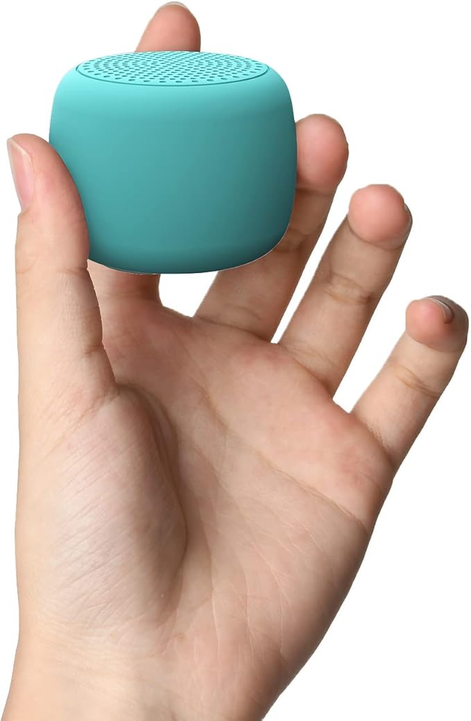 Babelio White Noise Sound Machine for Adults Kids Baby, Mini, 15 Non-looping Sounds, Timer, Memory Function, Easy to Pocket and Travel Cyan-CubbioJoy