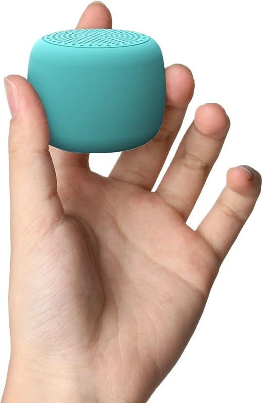 Babelio White Noise Sound Machine for Adults Kids Baby, Mini, 15 Non-looping Sounds, Timer, Memory Function, Easy to Pocket and Travel Cyan-CubbioJoy