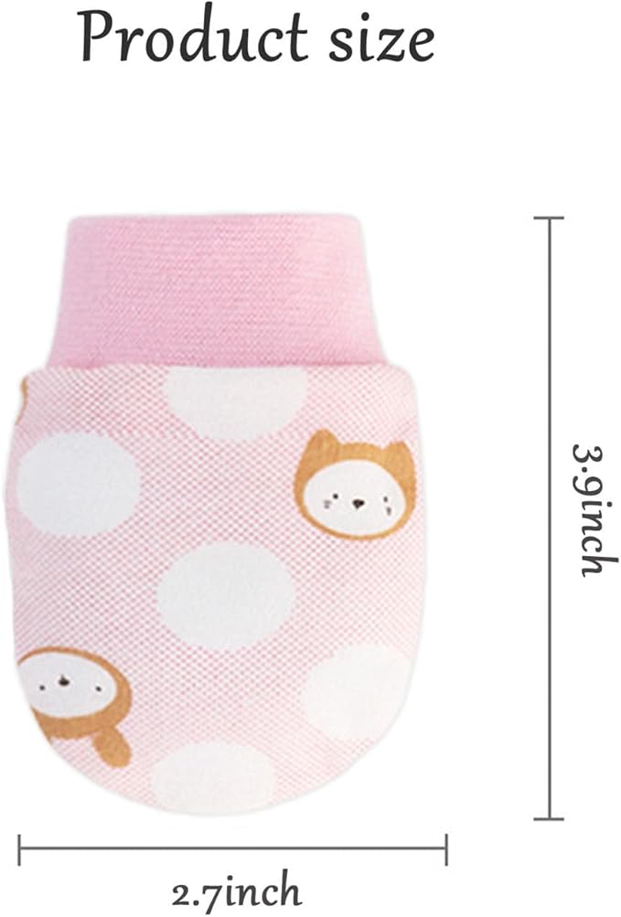Baby Mittens No Scratch Mittens Infant Soft Gloves Mittens for 0-6 Months Boys Girls-CubbioJoy