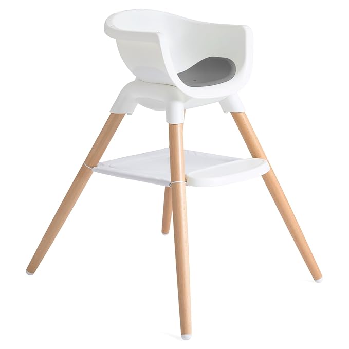 Joie Chai Multi-Mode Highchair - European Beech Wood, Convertible, 9+ Modes, Birth up to 60 lb. (Shadow)-CubbioJoy