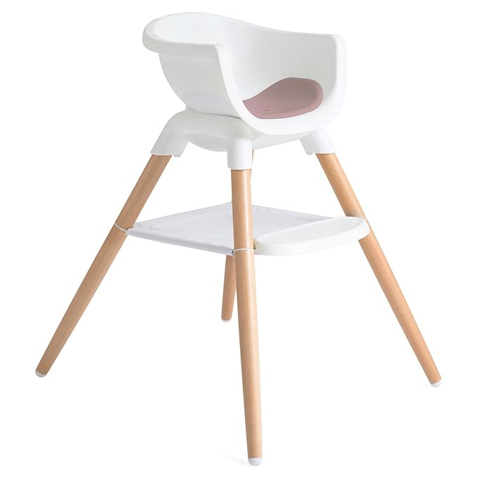Joie Chai Multi-Mode Highchair - European Beech Wood, Convertible, 9+ Modes, Birth up to 60 lb. (Lola)-CubbioJoy
