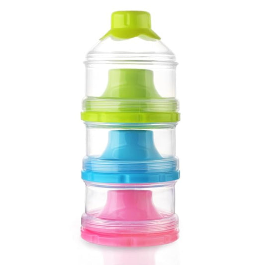 Accmor Baby Formula Dispenser, Non-Spill Stackable Formula Dispenser On The Go, Baby & Kids Snack Containers, Formula Container for Travel, BPA Free-CubbioJoy