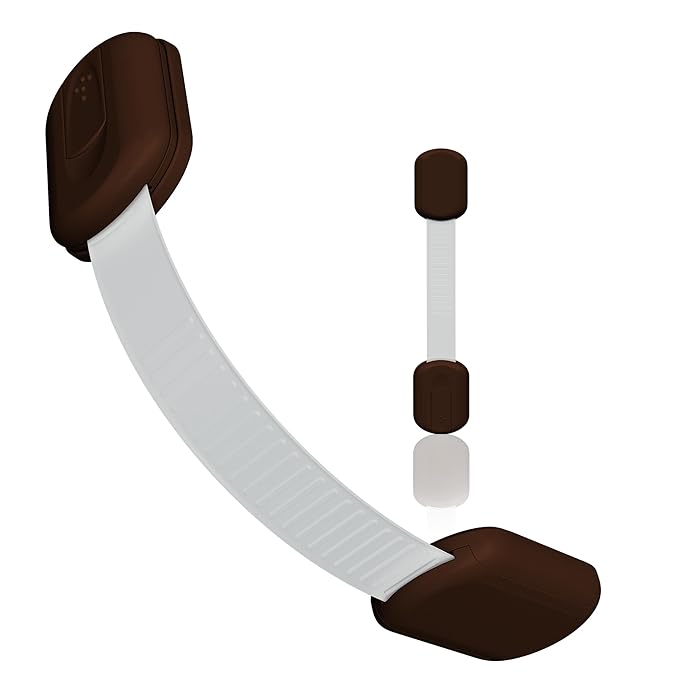 Baby Proofing Child Safety Locks (2 Pack) by Skyla Homes - The Safest, Quickest and Easiest 3M Adhesive Cabinet Latches, No Screws & Magnets, Multi-Purpose for Furniture, Kitchen, Ovens, Toilet Seats-CubbioJoy