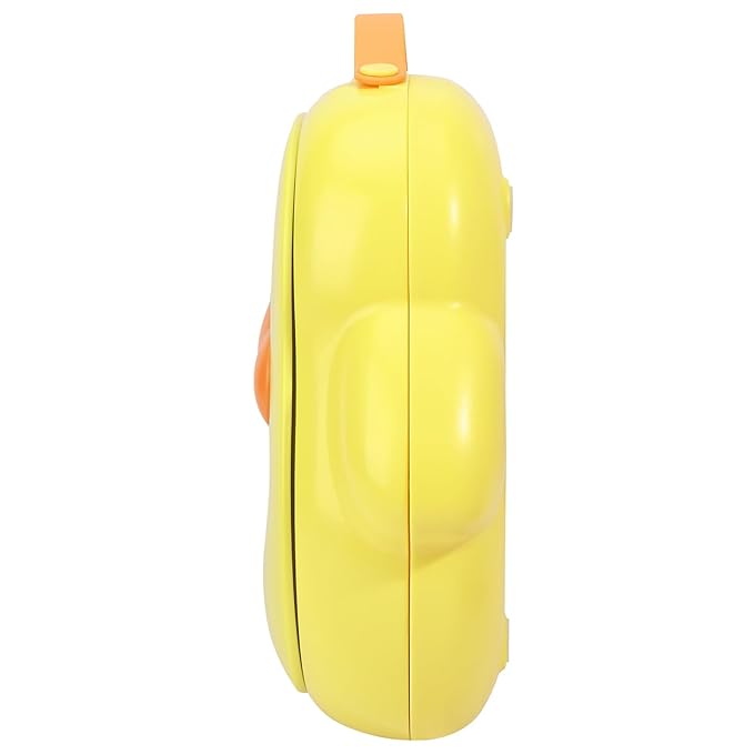 Bebamour Potty Training Toilet 3 in 1 Multi-Functional Potty Seat Detachable Baby Potty Step Stool Anti-Slip Stable Potty Training Toilet with 100 Pack Trash Bags (Yellow)-CubbioJoy