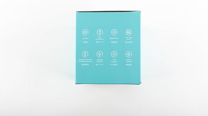 BOIFUN Additional Baby Camera Specifically Compatible with Baby 6T Video Baby Monitor, 360° Camera with Night Light, Auto Tracking, AI Motion & Sound Detection, Two-Way Audio, with Wall Mount Base-CubbioJoy