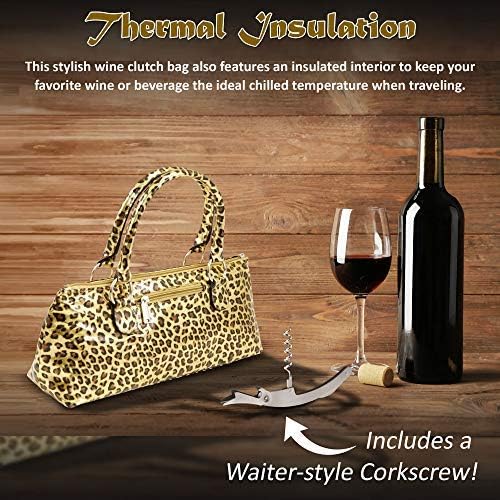 Cheetah Wine Clutch-CubbioJoy