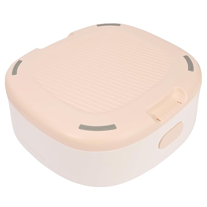 Bebamour Potty Training Toilet 3 in 1 Multi-Functional Potty Seat Detachable Baby Potty Step Stool Anti-Slip Stable Potty Training Toilet with 100 Pack Trash Bags (Pink)-CubbioJoy