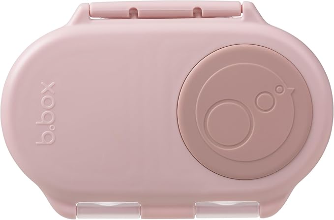 b.box Snack Containers for Kids, Toddler Snack Box Container, Reusable Small Bento Box for Lunch, School & Travel, Leak Proof, BPA free, Dishwasher Safe, Ages 4 months+ (Blush Crush, 12oz capacity)-CubbioJoy
