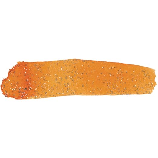 Colorations Liquid Glitter Watercolor Paint, 8 fl oz, Orange, Non-Toxic, Painting, Kids, Craft, Hobby, Fun, Water Color, Posters, Cool Effects, Versatile, Gift-CubbioJoy
