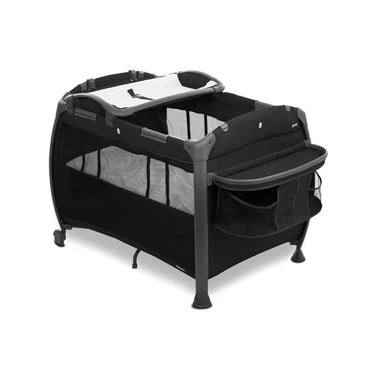 Joovy Room-Playard, Nursery Center, Bassinet, Changing-Table, Black-CubbioJoy