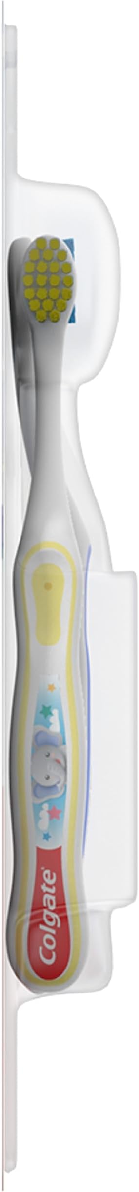 Colgate My First Baby and Toddler Toothbrush, Extra Soft Infant Training Toothbrush, Ages 0-2, 6 Count-CubbioJoy