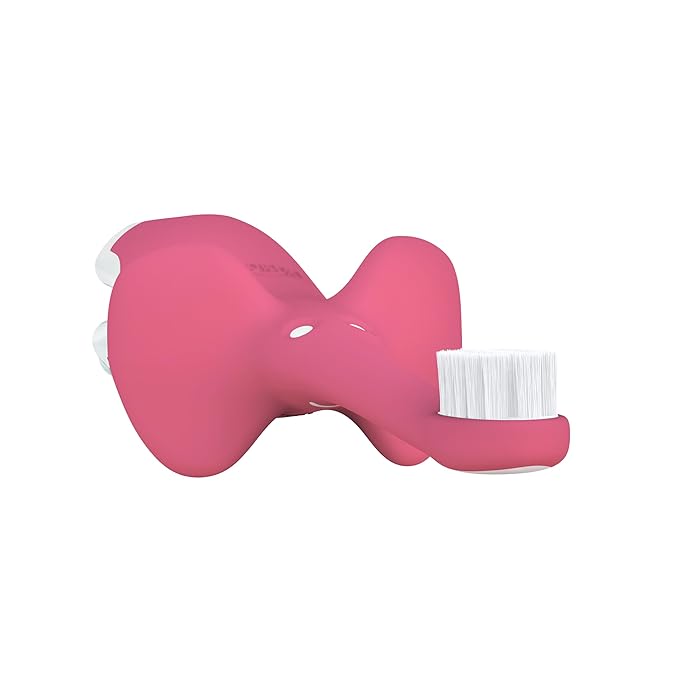 Dr. Brown's Infant-to-Toddler Toothbrush, Elephant, Pink, 0-3 Years-CubbioJoy