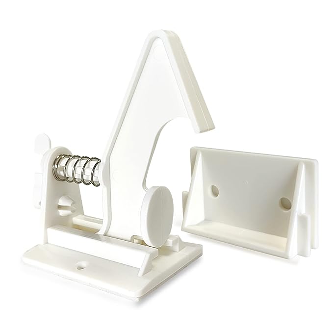 20 Pack Cabinet Locks Child Safety Latches - Vmaisi Baby Proofing Cabinets Drawers Lock - Upgraded Stronger Adhesive Easy Installation - No Drilling-CubbioJoy