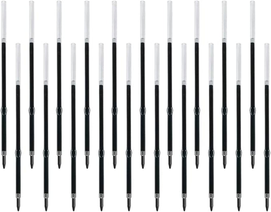 Ballpoint Pen with Stylus Tip, Soft Touch Click Pen, 2 in 1 Metal Pens, Medium Point(Black refills - 20 pcs)…-CubbioJoy