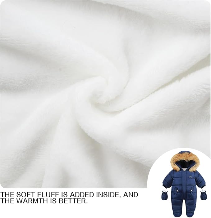 Baby Girl Winter Snowsuit Toddler Jacket Clothes For Boy Infant Jumpsuit Hoodied-CubbioJoy