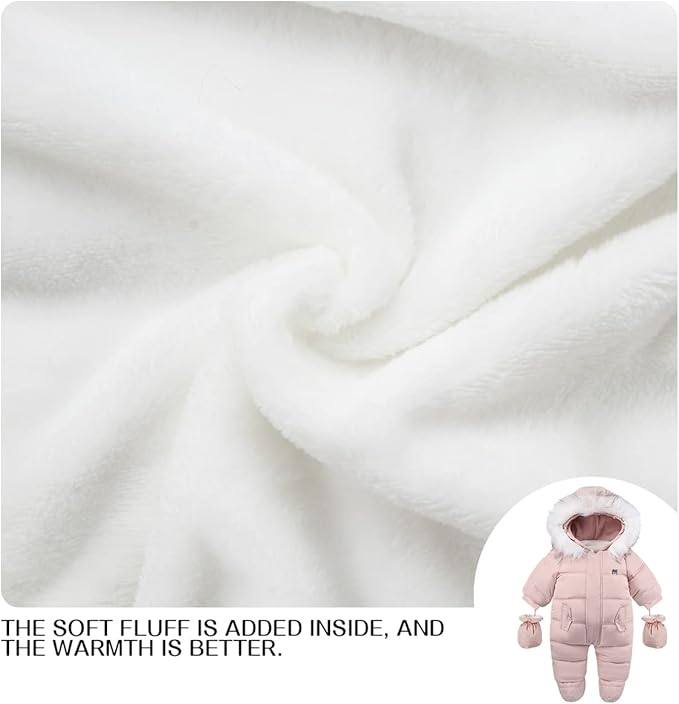 Baby Girl Winter Snowsuit Toddler Jacket Clothes For Boy Infant Jumpsuit Hoodied-CubbioJoy