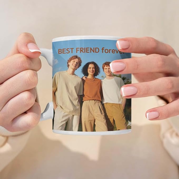 Custom Mug, Customized Photo Coffee Mug, Personalized 11 Oz Ceramic Mug with Text Photo, Taza Personalizadas for Men Women-CubbioJoy