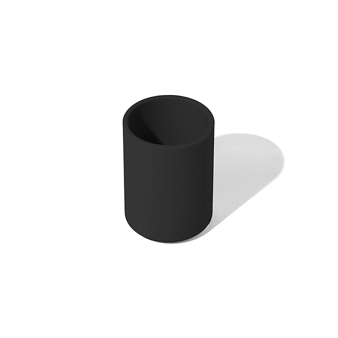 Avanchy Silicone Training Cup – 12 oz Open Cup for Toddlers and Infants – Ideal for Baby Led Weaning and Transitioning from Bottles, Black-CubbioJoy