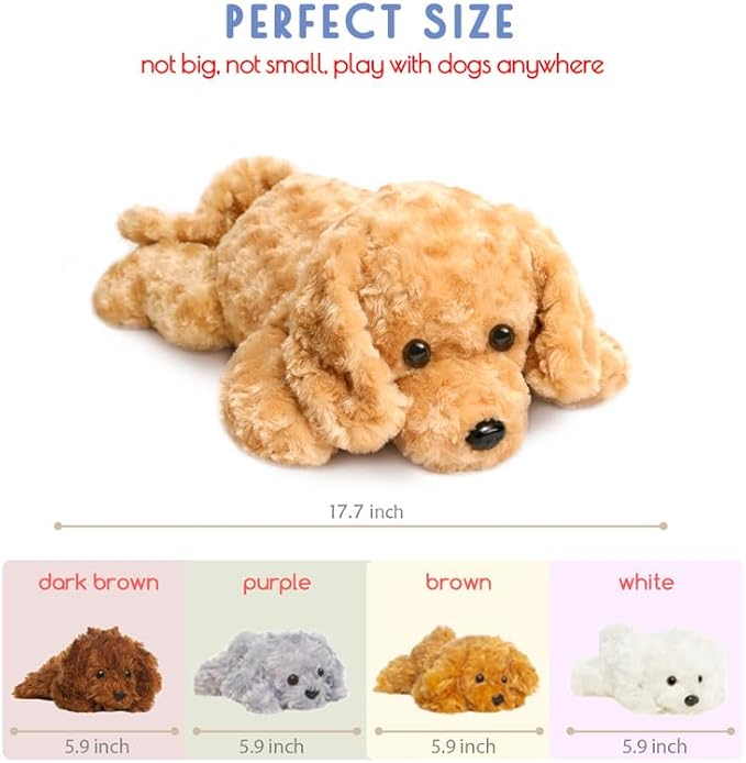 5 Pieces Dog Stuffed Animals for Girls,1 Mommy Dog with 4 Babies,Puppy Stuffed Animals Gifts for Girls 3 4 5 6 7 8 9 Years,Soft Plush Toys for Kids Christmas,Valentine's,Birthday,Children's Day-CubbioJoy