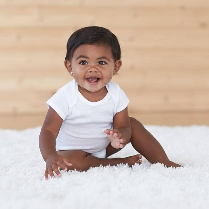 Gerber baby-boys 5 Pack Onesies Multi-packs Bundle Interlock 180 Gsm-CubbioJoy