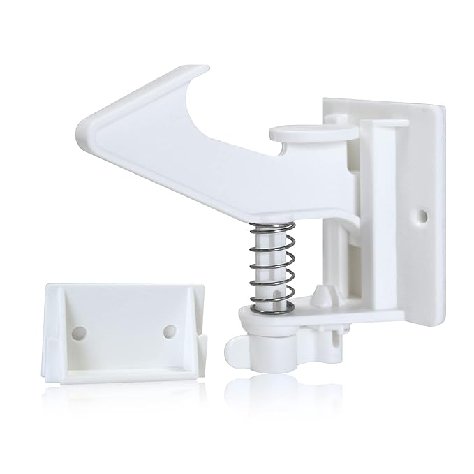20 Pack Cabinet Locks Child Safety Latches - Vmaisi Baby Proofing Cabinets Drawers Lock - Upgraded Stronger Adhesive Easy Installation - No Drilling-CubbioJoy